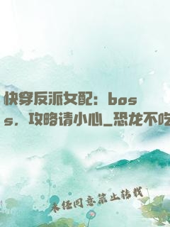 快穿反派女配：boss，攻略请小心