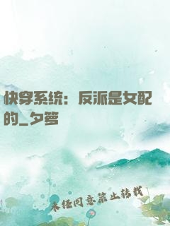 快穿系统：反派是女配的