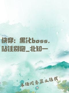 快穿：黑化boss，站住别跑