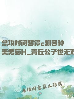 总攻时间暂停c翻各种美男菊H