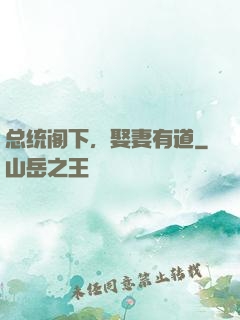 总统阁下，娶妻有道