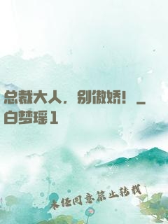 总裁大人，别傲娇！