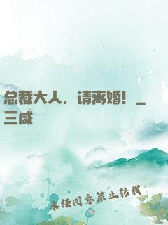 总裁大人，请离婚！