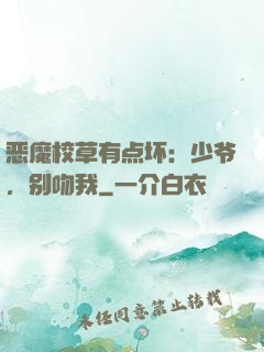恶魔校草有点坏：少爷，别吻我