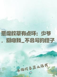 恶魔校草有点坏：少爷，别吻我