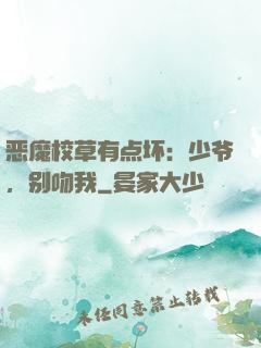 恶魔校草有点坏：少爷，别吻我