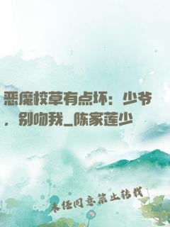 恶魔校草有点坏：少爷，别吻我