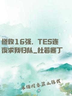 惨败16强，TES连夜求我归队