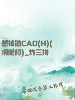 想被他CAO(H)(啊肥阿)