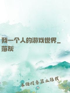 我一个人的游戏世界