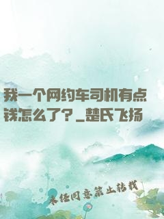 我一个网约车司机有点钱怎么了？