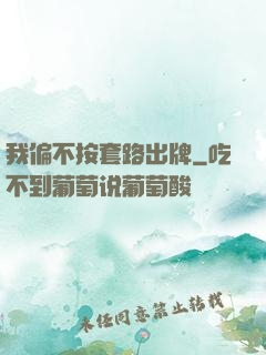 我偏不按套路出牌
