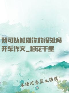 我可以触碰你的深处吗开车作文