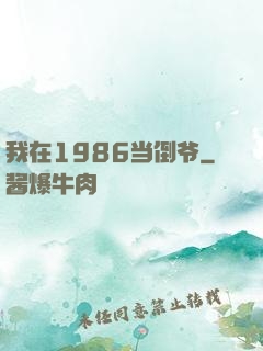 我在1986当倒爷