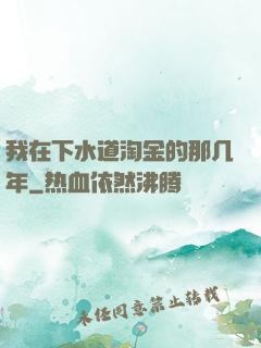 我在下水道淘金的那几年