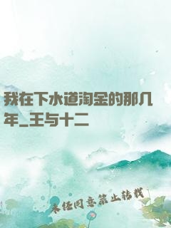 我在下水道淘金的那几年