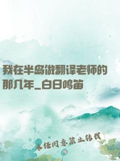 我在半岛做翻译老师的那几年