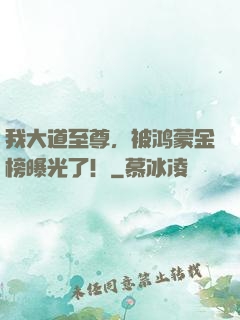 我大道至尊，被鸿蒙金榜曝光了！
