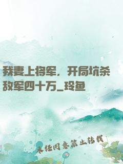 我妻上将军，开局坑杀敌军四十万