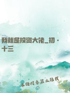 我就是投资大佬