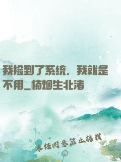 我捡到了系统，我就是不用