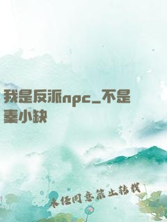 我是反派npc