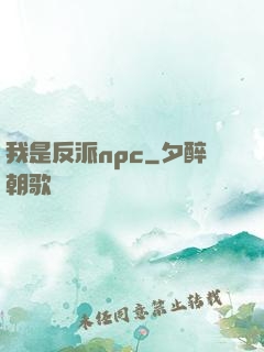 我是反派npc