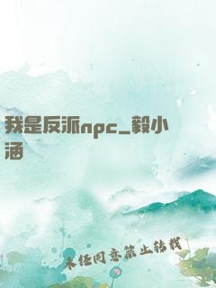 我是反派npc