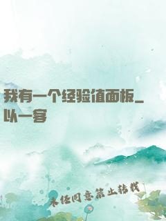 我有一个经验值面板
