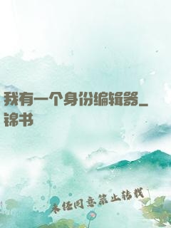 我有一个身份编辑器