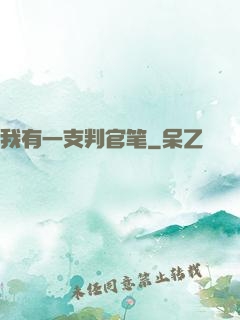 我有一支判官笔