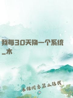 我每30天换一个系统