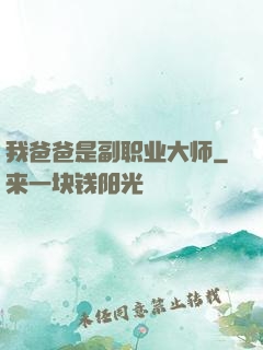 我爸爸是副职业大师