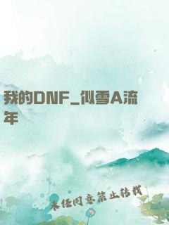 我的DNF