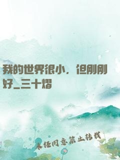 我的世界很小，但刚刚好