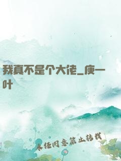 我真不是个大佬