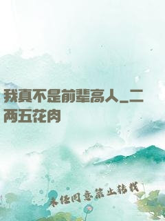 我真不是前辈高人