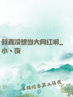 我真没想当大网红啊