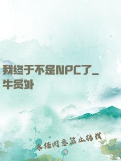 我终于不是NPC了
