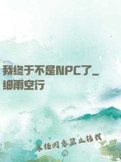 我终于不是NPC了
