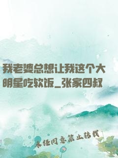 我老婆总想让我这个大明星吃软饭