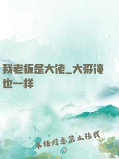 我老板是大佬