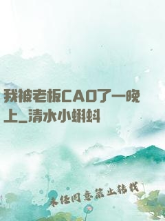 我被老板CAO了一晚上