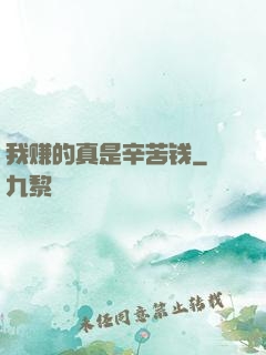 我赚的真是辛苦钱
