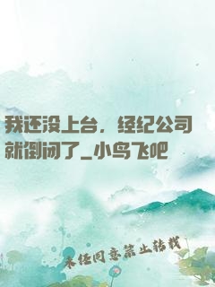 我还没上台，经纪公司就倒闭了
