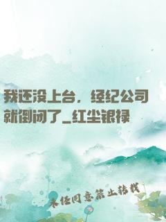 我还没上台，经纪公司就倒闭了