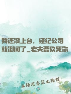 我还没上台，经纪公司就倒闭了
