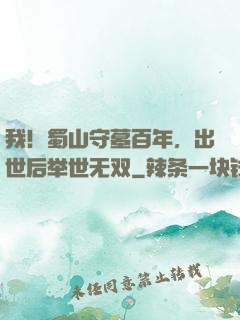 我！蜀山守墓百年，出世后举世无双