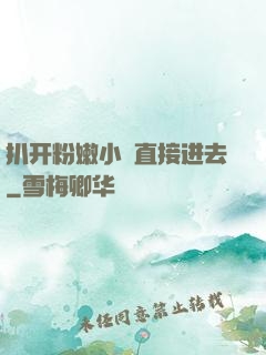 扒开粉嫩小泬直接进去