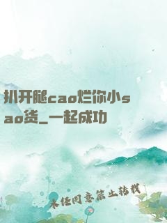 扒开腿cao烂你小sao货